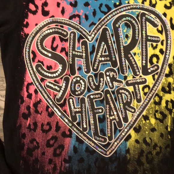 GUC Justice tunic with sequin tutu bottom attached - Picture 2 of 3